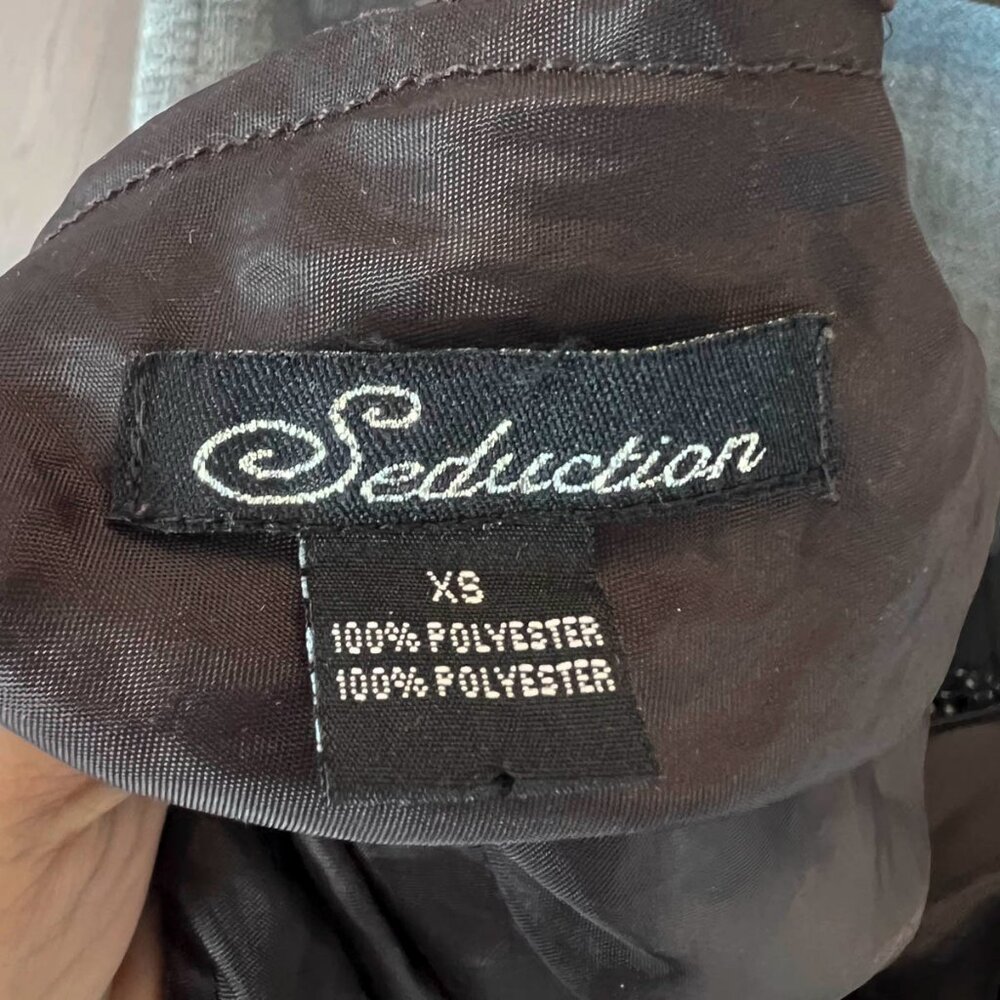 Beautiful Bohemian Velour Panel Skirt - Picture 4 of 4